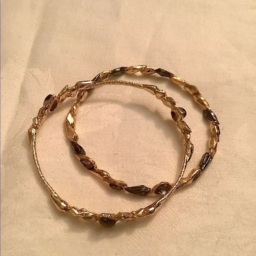 Alexis Bittar thin bangle bracelets
